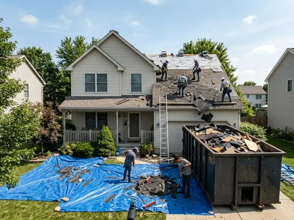 roof-replacement-debris-remova-004 — frequently asked questions, Cheapest Dumpster Rentals in Peppermill Village, MD